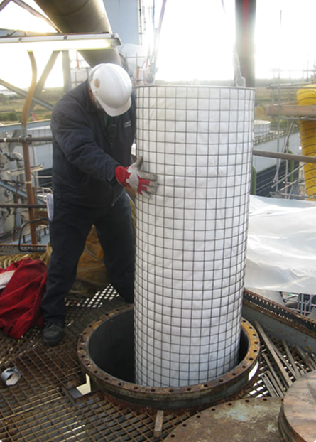 installation of Mist eliminator installation of Mist eliminator