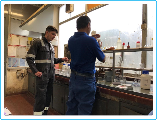 engineers doing laboratory tests