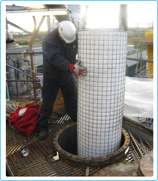installation of Mist eliminator installation of Mist eliminator