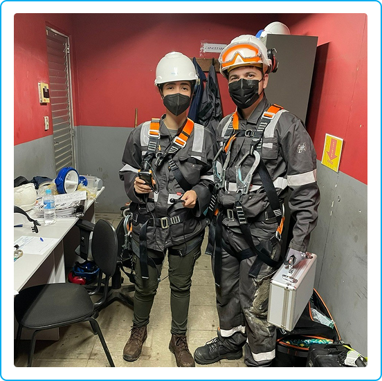 Engineers doing inspection